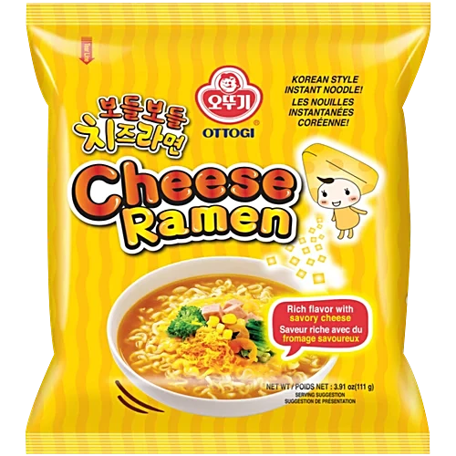 MHD:10.06.2025 Ottogi Cheese Ramen Korean Style Instant Noodle, 111 g