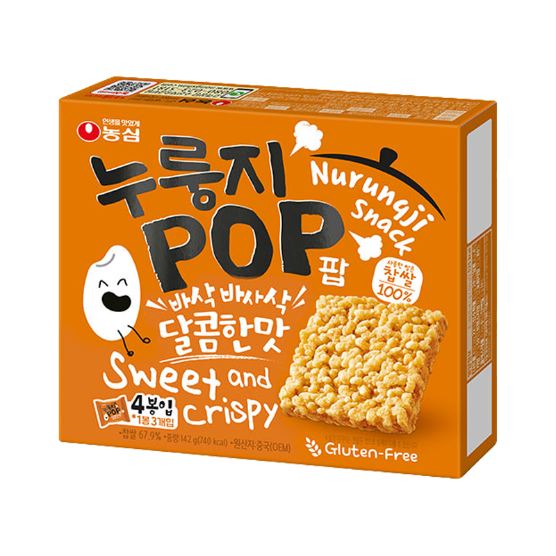 NONGSHIM Nurungji Pop – Süß & Knusprig  142g