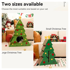 Coneko Weihnachtsbaum-Katzenklettergerüst - Groß