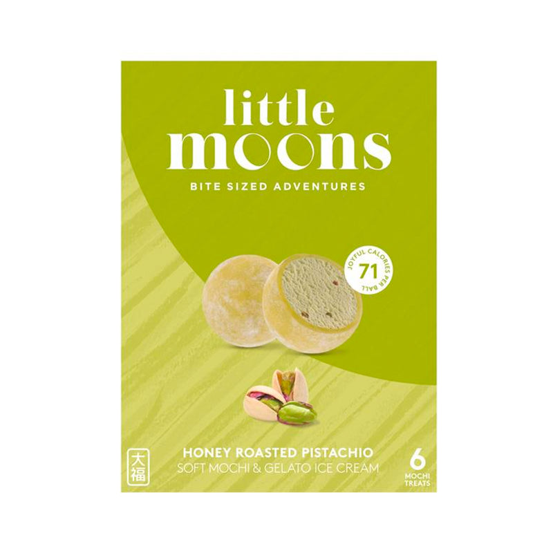 LITTLE MOONS Eis Mochi - Honig & geröstete Pistazie