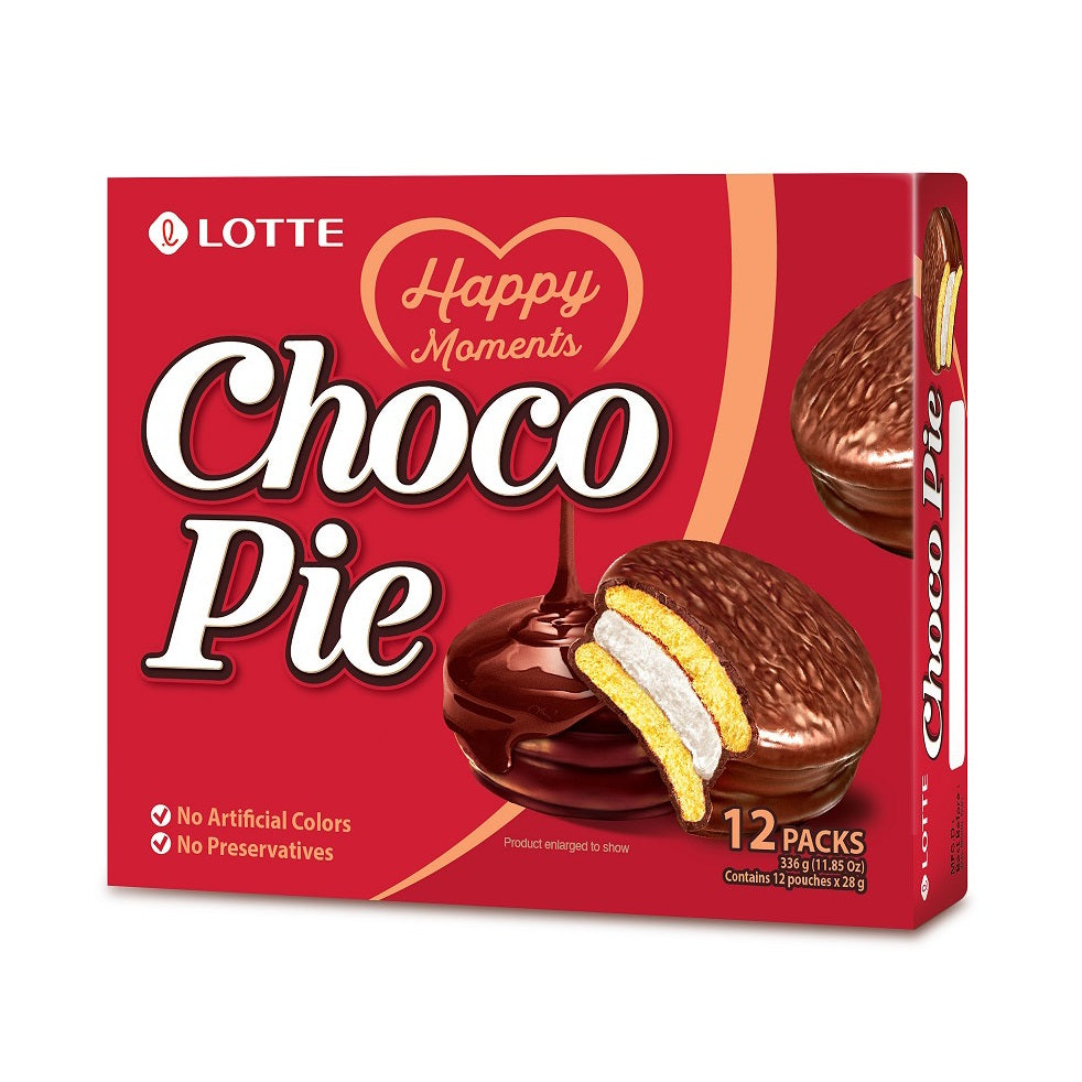 MHD:20.11.2023 Lotte Choco Pie 12 packs 336g