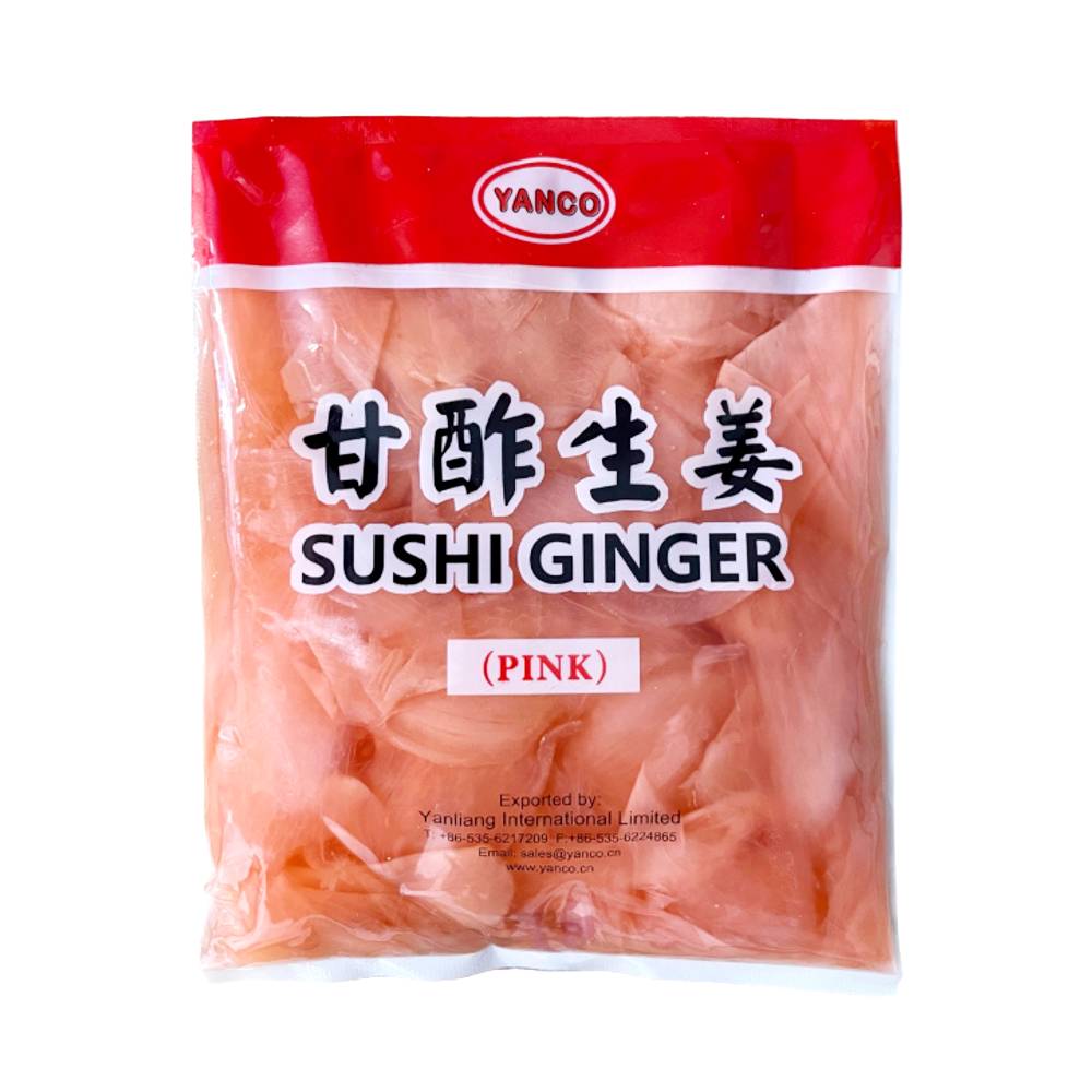 MHD:15.06.2024 Yanco Sushi Ginger Pink 150g