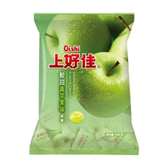Oishi harte Bonbons sauer-süßer Grünapfel-Geschmack 100g