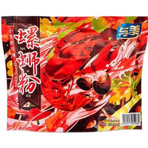 MHD:19.09.2023 Yumei Liuzhou Fluss-Schnecken-Nudeln mit Flusskrebs-Geschmack 300g