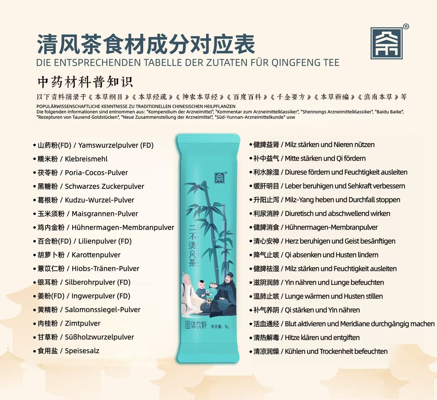 BU ER QING FENG TEE 240g