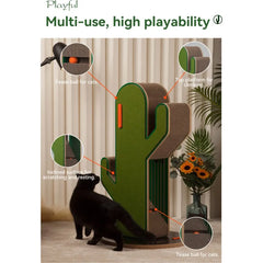 Coneko Urban Oasis Serie - Kleiner Kaktus Katzenklettergerüst - Kratzbaum