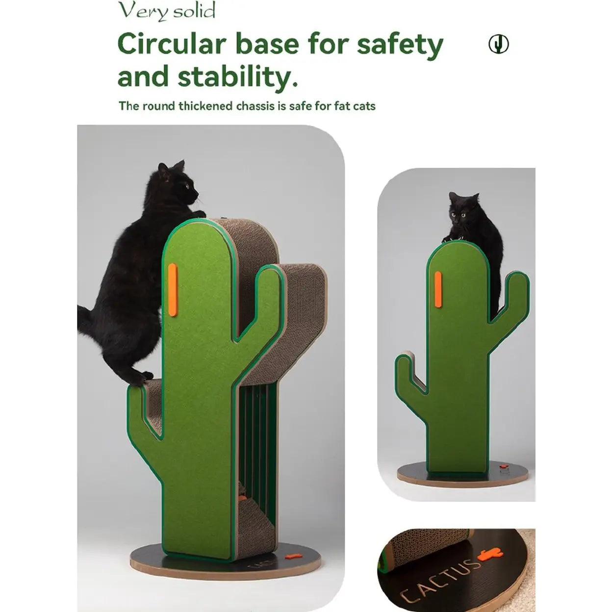 Coneko Urban Oasis Serie - Kleiner Kaktus Katzenklettergerüst - Kratzbaum