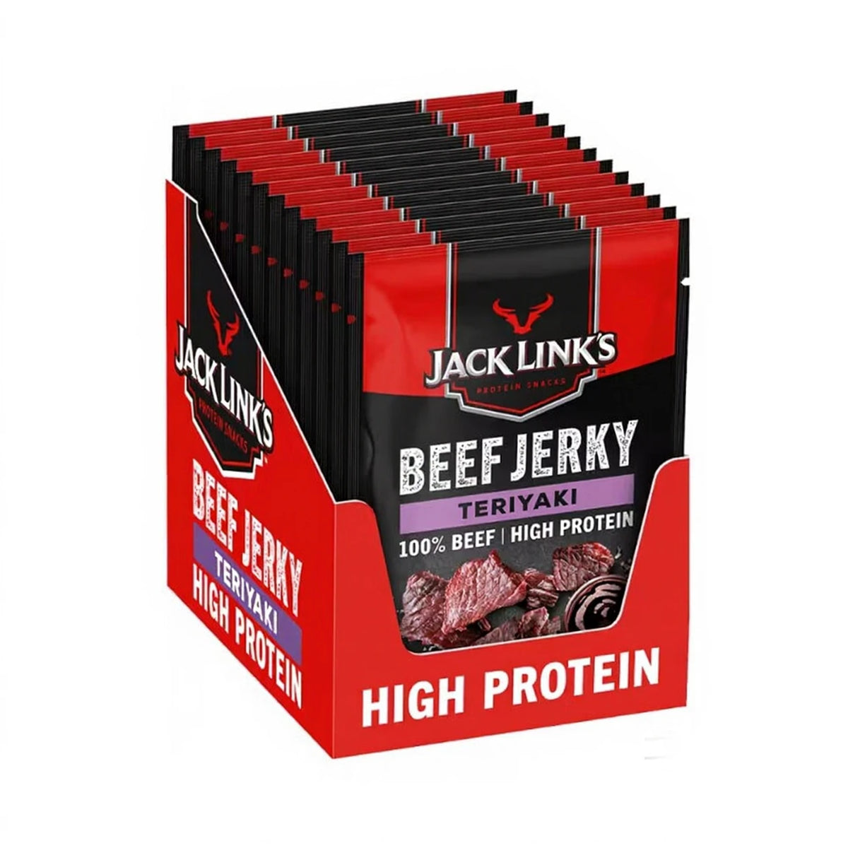 Jack Links Beef Jerky Teriyaki – 12er Pack (12 x 60g)