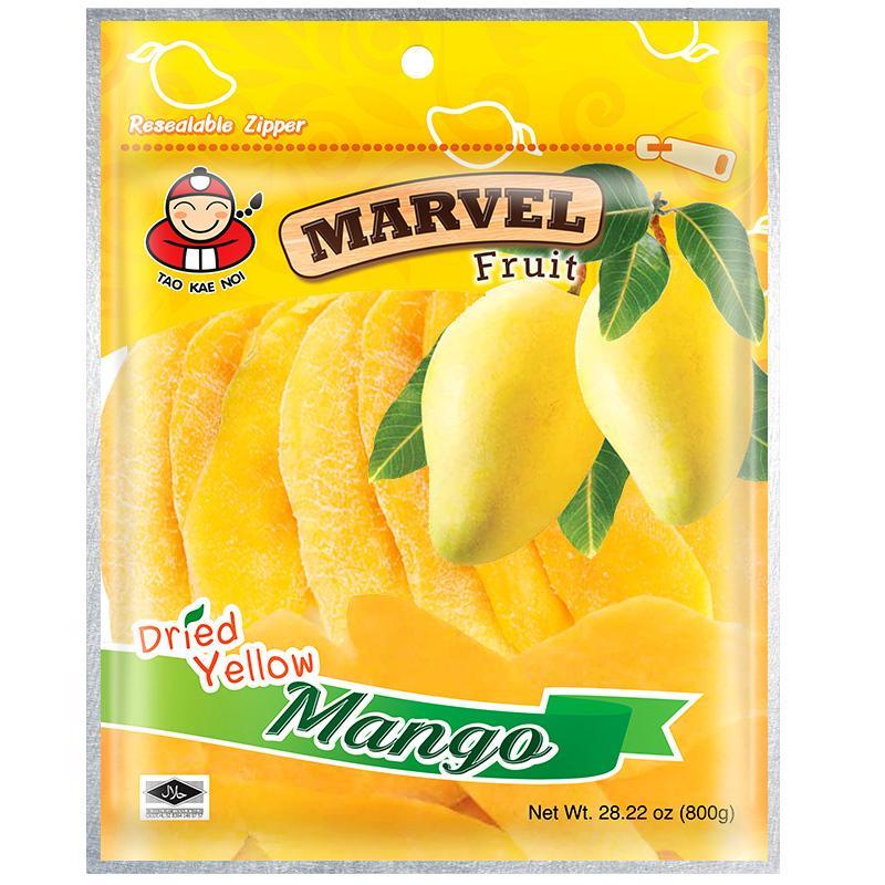 MHD:10.09.2023 TAOKAENOI Marvel Fruit Dried Yellow Mango 90g
