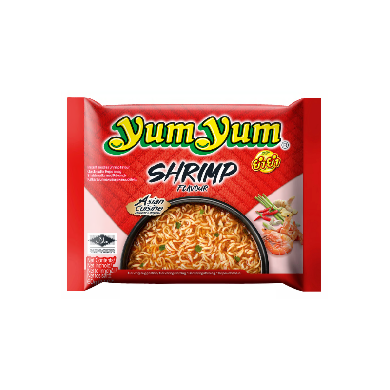 MHD:26.11.2024  Yum Yum Instant Nudeln Garnelen 60 g