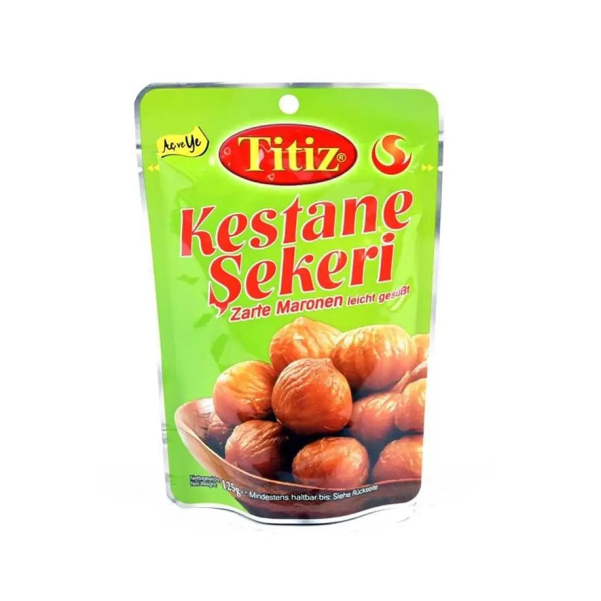 Titiz Gesüßte Edelkastanien (Kestane Şekeri) 125g
