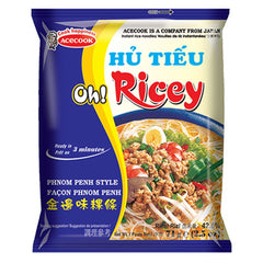 MHD:05.10.2024 Acecook Oh! Ricey Instant Rice Noodles Phnom Penh Style Flavour 71g