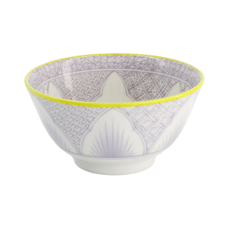 Lily Flower Tayo Bowl 14.8x6.8 550ml Purple