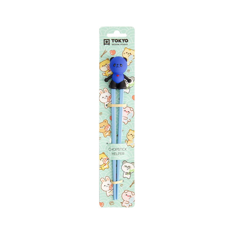 TOKYO DESIGN STUDIO Children Chopsticks - Blue Panda 22cm