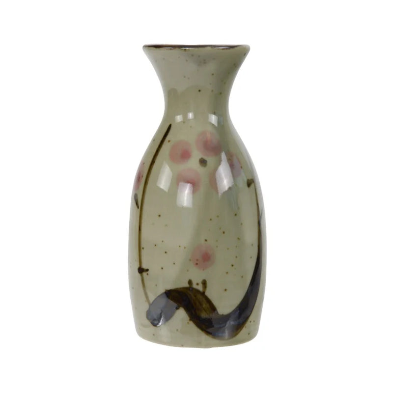 Sake Bottle 5,5x12,7cm 140ml Green Sakura