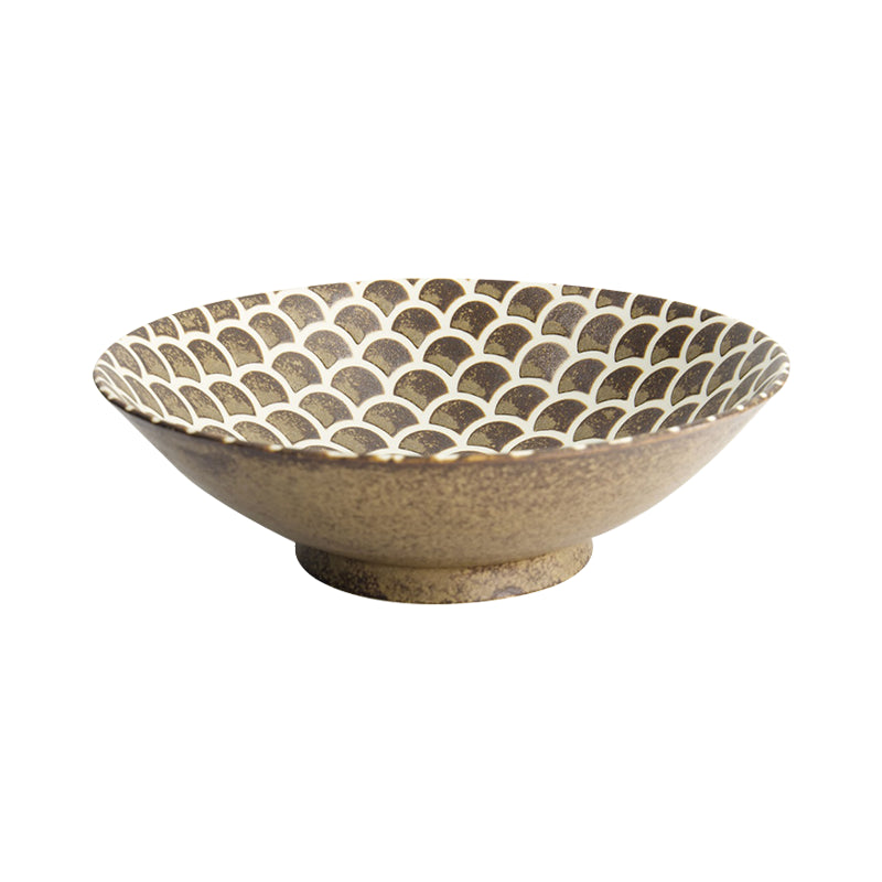 Iga Matte Mermaid Design Salad Bowl 25x7,4cm 1400ml
