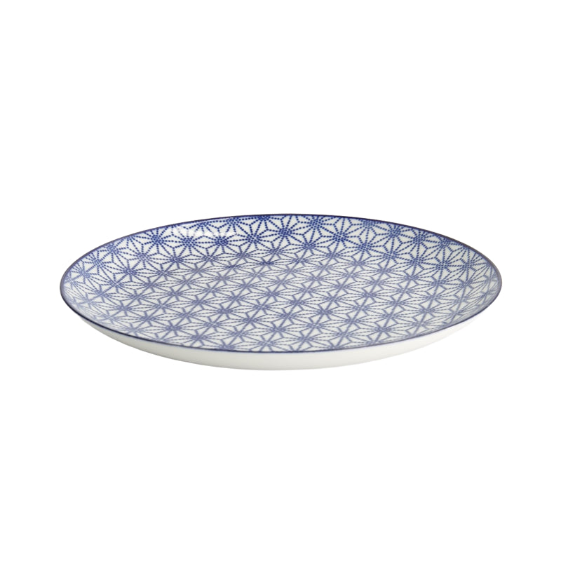 Nippon Blue Plate 25.7x3cm Star