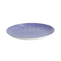 Nippon Blue Plate 25.7x3cm Dots