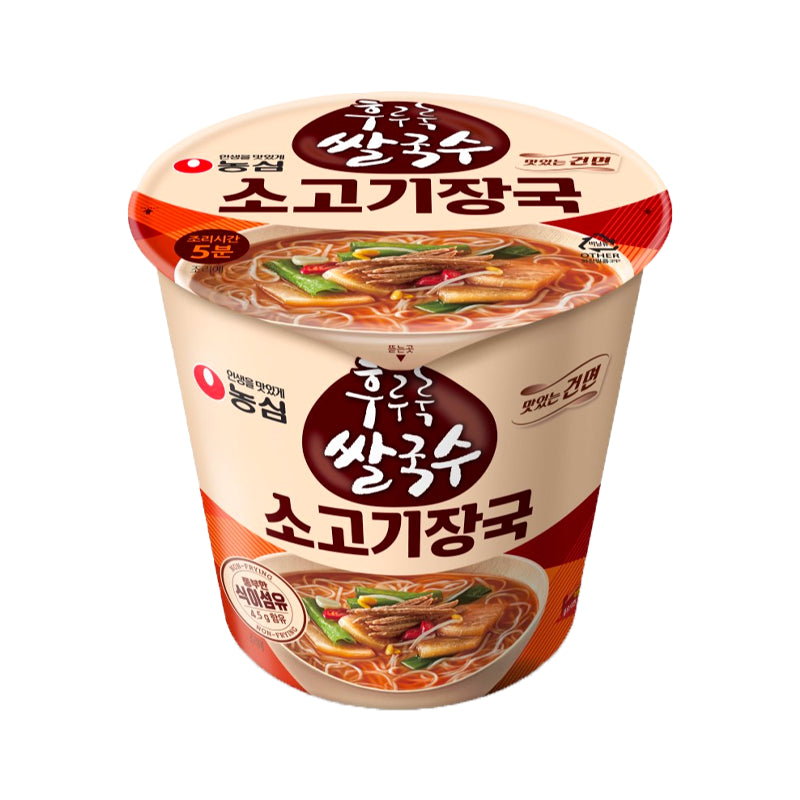 NONGSHIM Hururuk Ssal Guksu Cup - Rindfleisch
