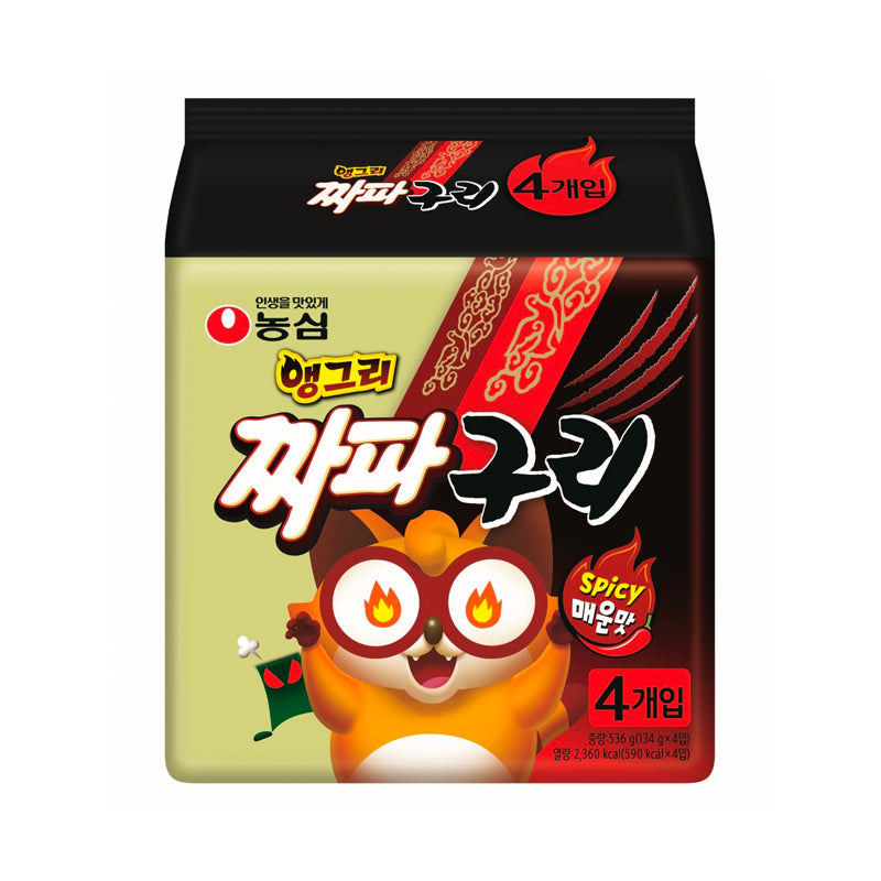 NONGSHIM Angry Jjapaguri - Scharf [Bündel]