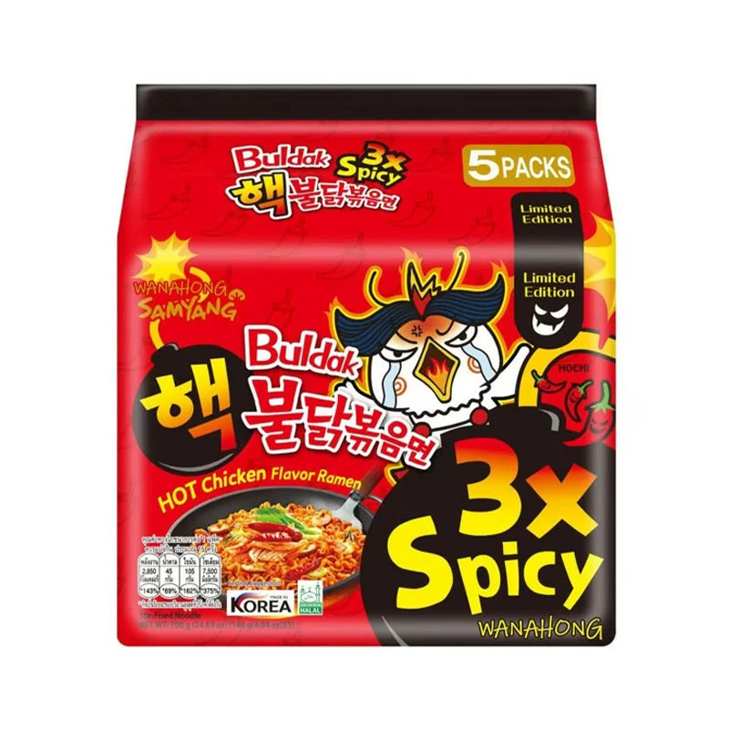 SAMYANG Buldak Bokkeummyeon 3 x scharfer [Bündel]