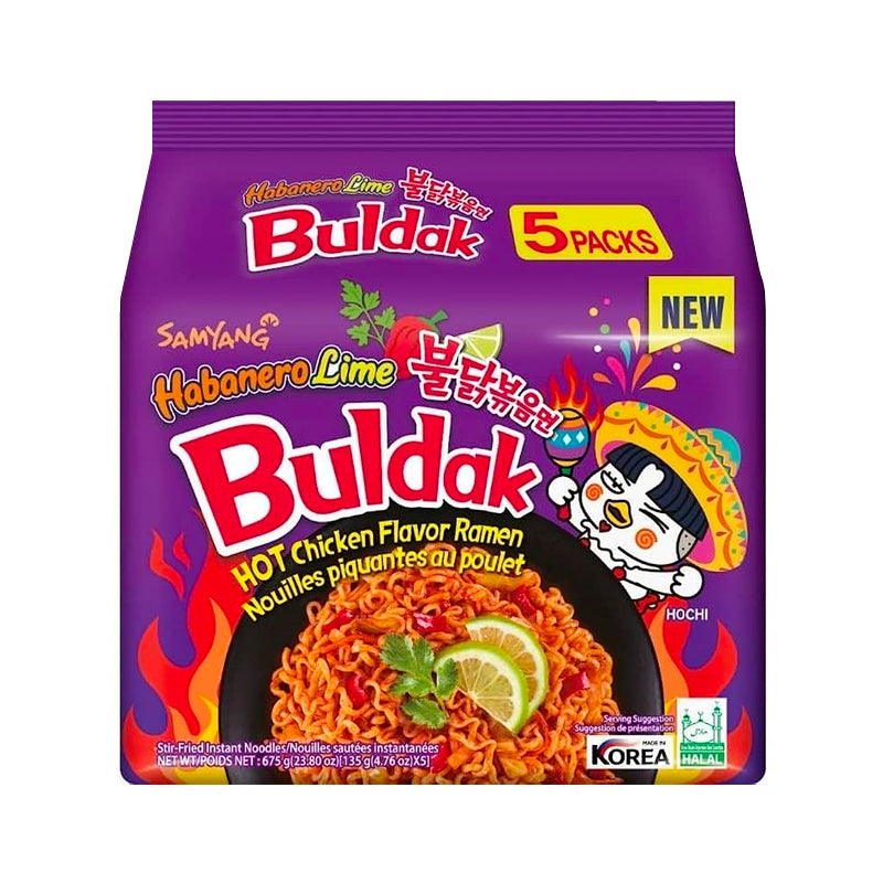 SAMYANG Buldak Ramen - Habanero Lime [Bündel]