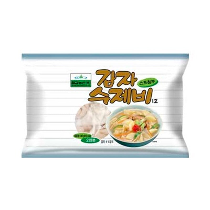 CHILKAB Gamja Sujebi mit Suppe