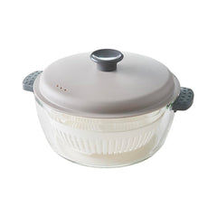 LOCKNLOCK Simple Cook Glaskasserolle 2,0 L - Beige
