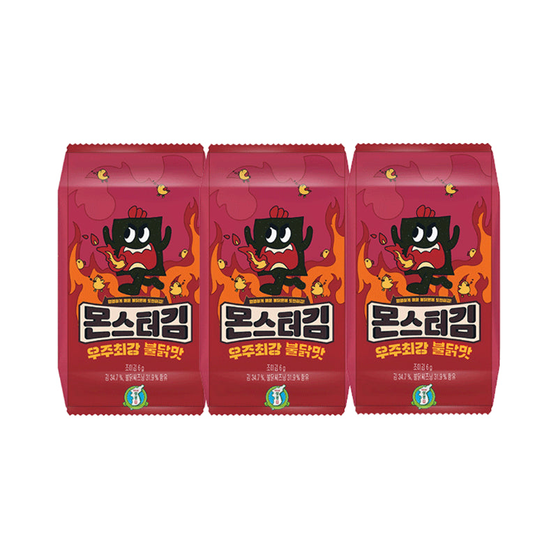 SUNG GYUNG Monster Gim - Scharfer & würziger Buldak [Bündel]