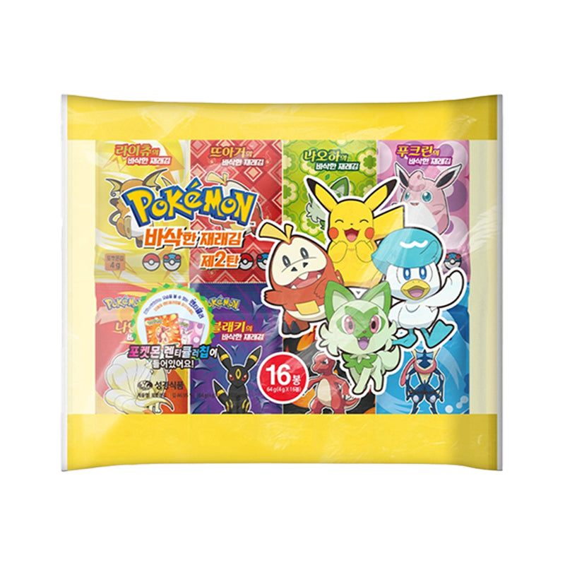 SUNG GYUNG Pokemon gerösteter Seetang mit Aufkleber