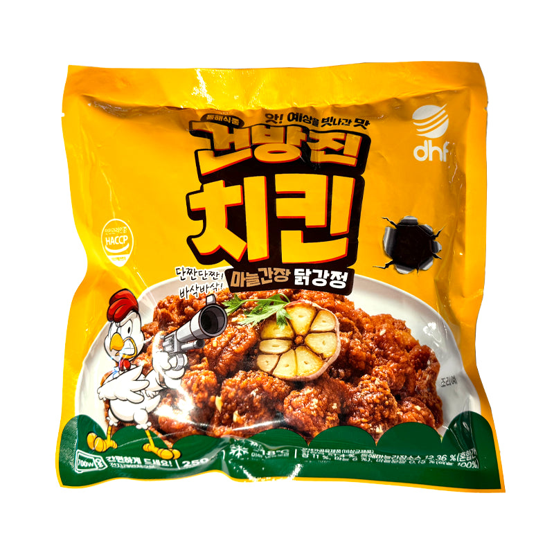 DHF Dak Gangjeong - Hähnchen mit Knoblauch- und Sojasoße