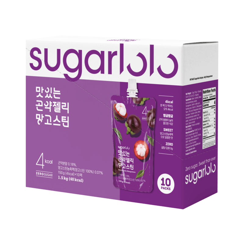 SUGARLOLO Konjak-Gelee – Mangostan [Bündel]