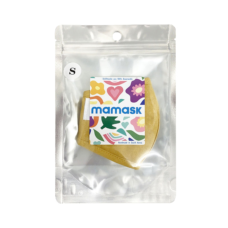 MAMASK Wiederverwendbare Modemaske - Bumble Bee Yellow S