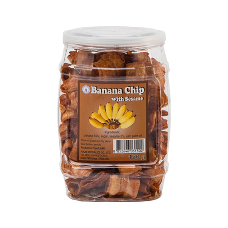 THAI DANCER Bananenchips mit Sesam