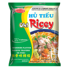 MHD: 05.10.2024 - Oh! Ricey Spare Rib Flavour Rice Noodle 70 g