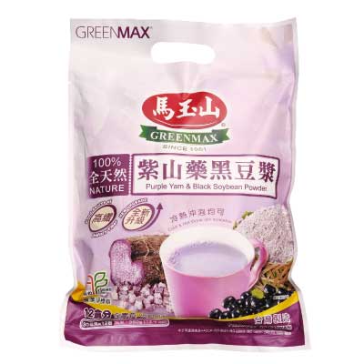 MHD:23.03.2025  GREENMAX Purple Yam & Black Soybean Powder 420g