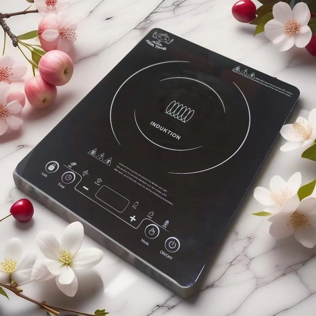 2000 Watt Induktionskochfeld 20 Temperaturstufen & 20 Leistungseinstellungen