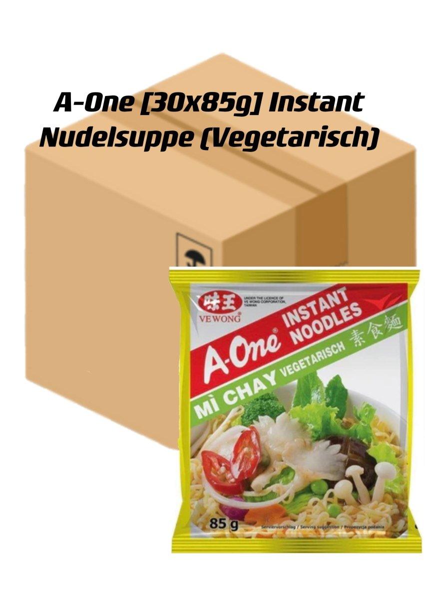 A-One [30 x 85 g] Instant Nudelsuppe (Vegetarisch)
