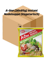 A-One [30 x 85 g] Instant Nudelsuppe (Vegetarisch)