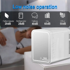 AFC Tragbarer Mini-Kühlschrank mit Spiegel 6 l - 3