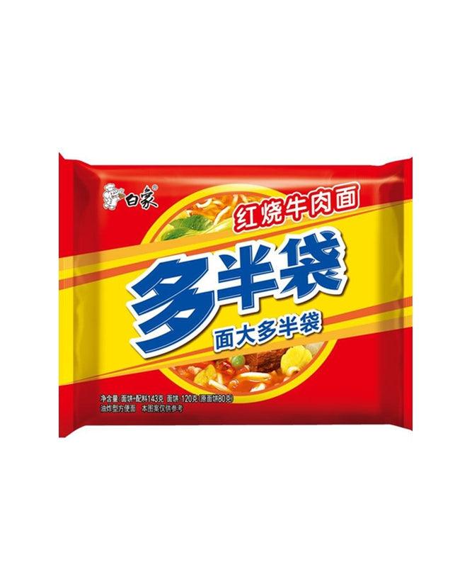 BAIXIANG Instant Nudeln Rind 143 g  (MHD: 20.08.2023