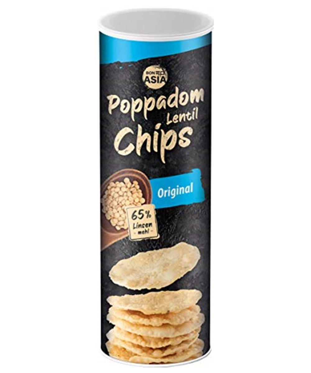 MHD:02.06.2024 BONASIA Poppadom Chips original 70 g