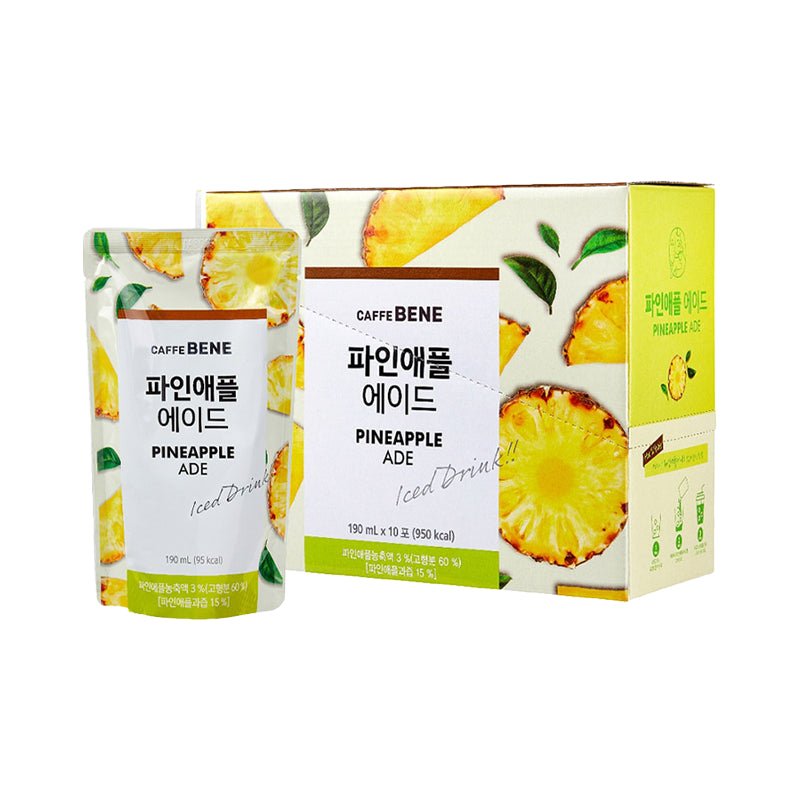 CAFFE BENE Ananas Ade Multipack 10 × 190 ml