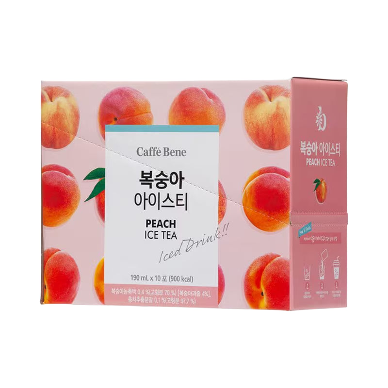 CAFFE BENE Pfirsich Eistee Multipack 10 × 190 ml