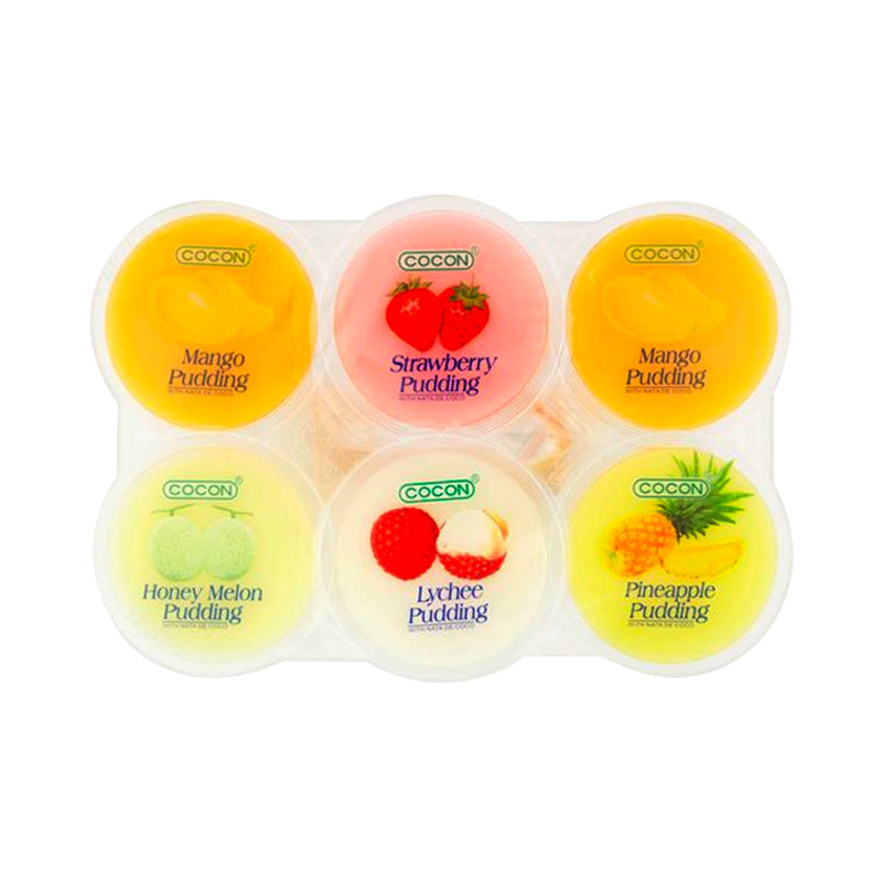 COCON Pudding - Nata de Sortiment 6 x 80 g