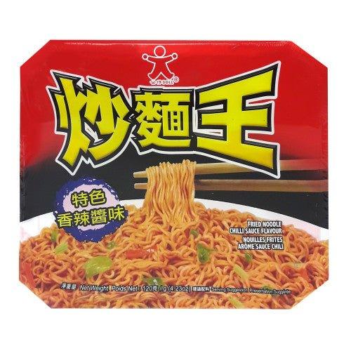 MHD:04.06.2024 DOLL FRIED Instant Nudeln CHILLI Box 120 g