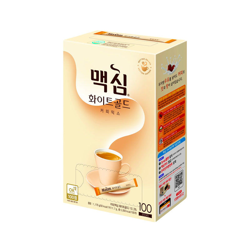 DONGSUH Maxim Kaffee Mix weiß Gold - 100 er. 100 x 11,7 g