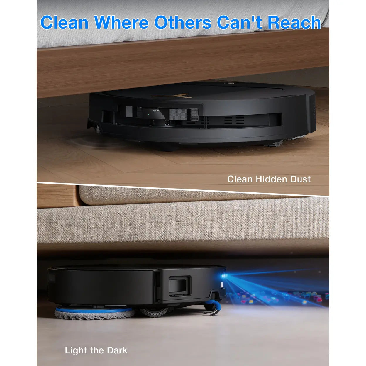 ECOVACS DEEBOT T50 PRO OMNI BLACK Gen 3 Saug- & Wischroboter (Schwarz) - 4