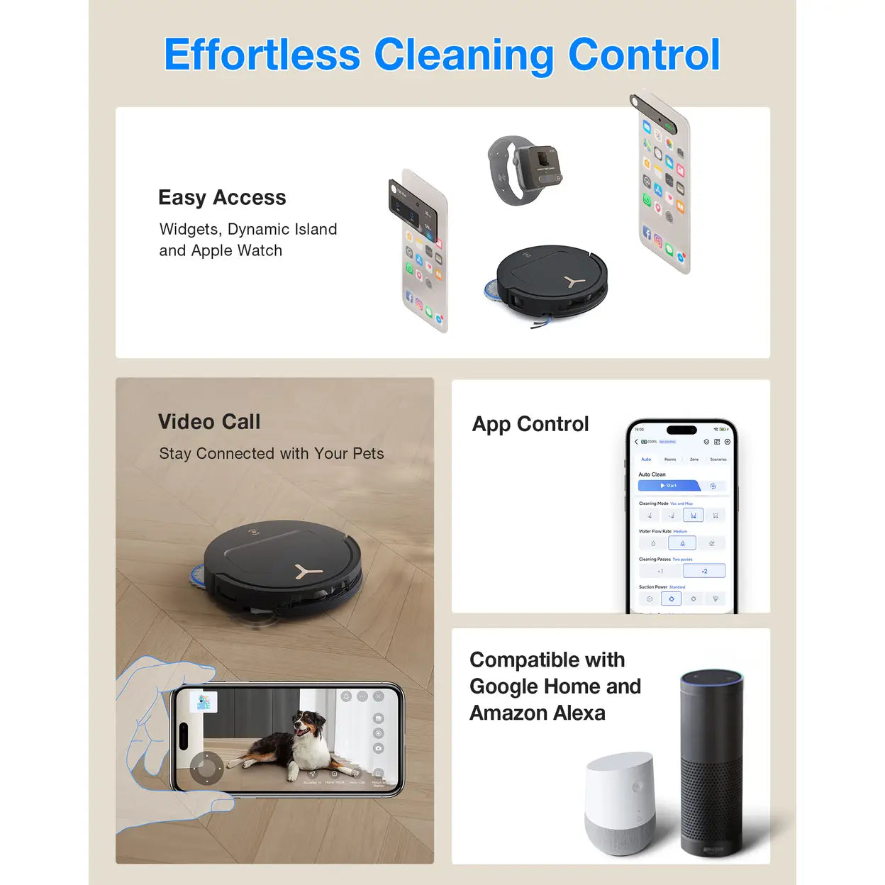 ECOVACS DEEBOT T50 PRO OMNI BLACK Gen 3 Saug- & Wischroboter (Schwarz) - 5
