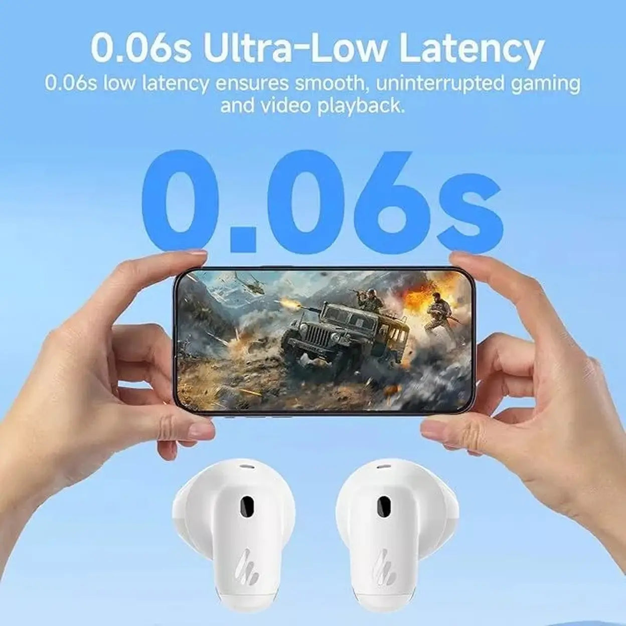 EDIFIER X1 Lite Bluetooth-5.4-Ohrhörer, Schwarz - 6